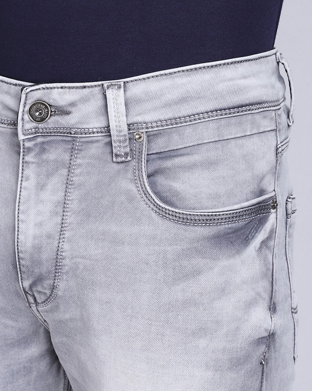 Slim Fit Jeans-Ice Grey