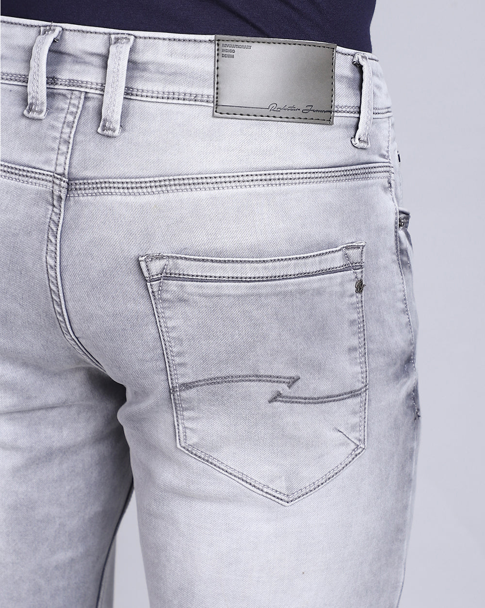Slim Fit Jeans-Ice Grey