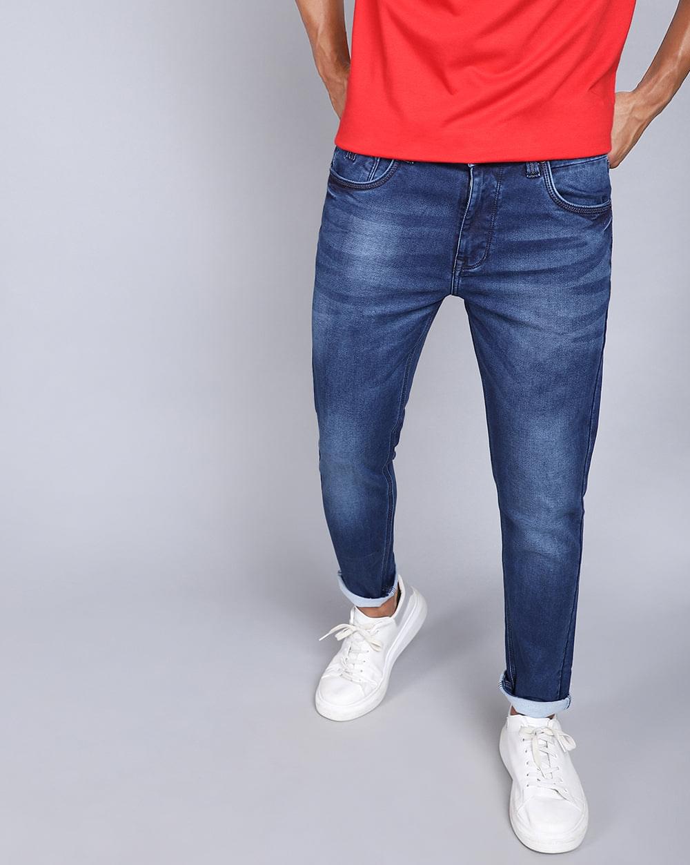 Ankle Fit Jeans-Popular Mid Blue