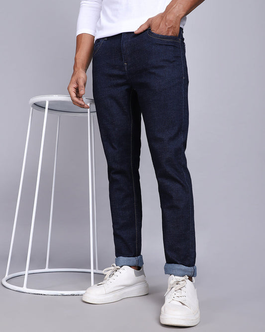 Tailored Fit Jeans-Dark Indigo