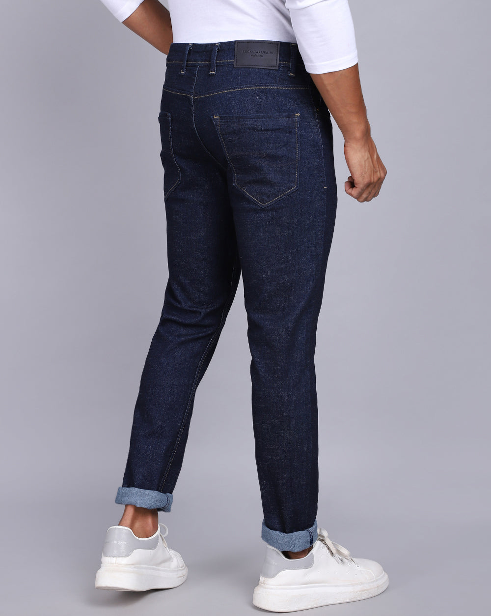 Tailored Fit Jeans-Dark Indigo