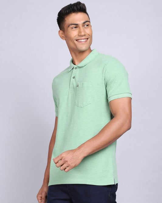 Regular Fit 2 Button Polo T-Shirt-Pista