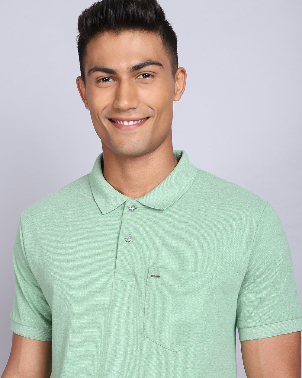 Regular Fit 2 Button Polo T-Shirt-Pista