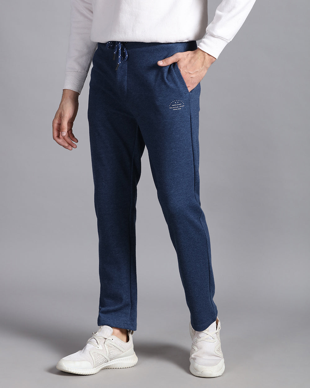Foam Lounge Pant-Indigo Melange