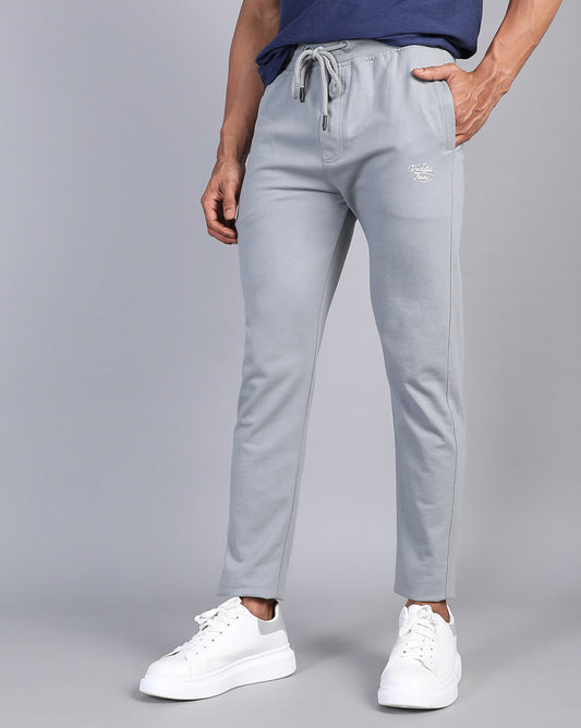 Lt Grey Solid Active Pant