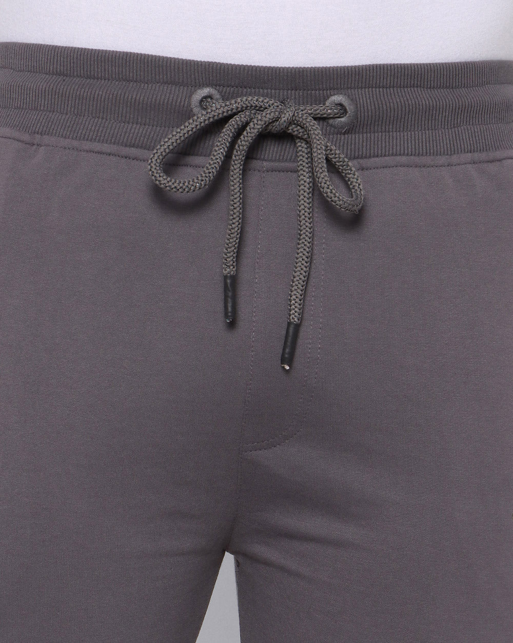 Grey Solid Active Pant