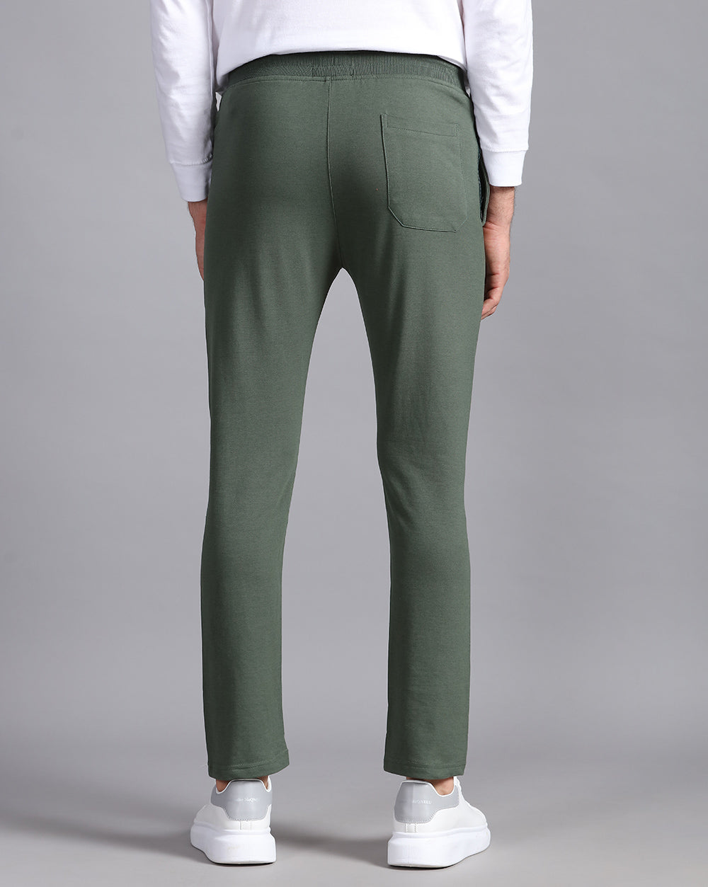 Olive Solid Active Pant