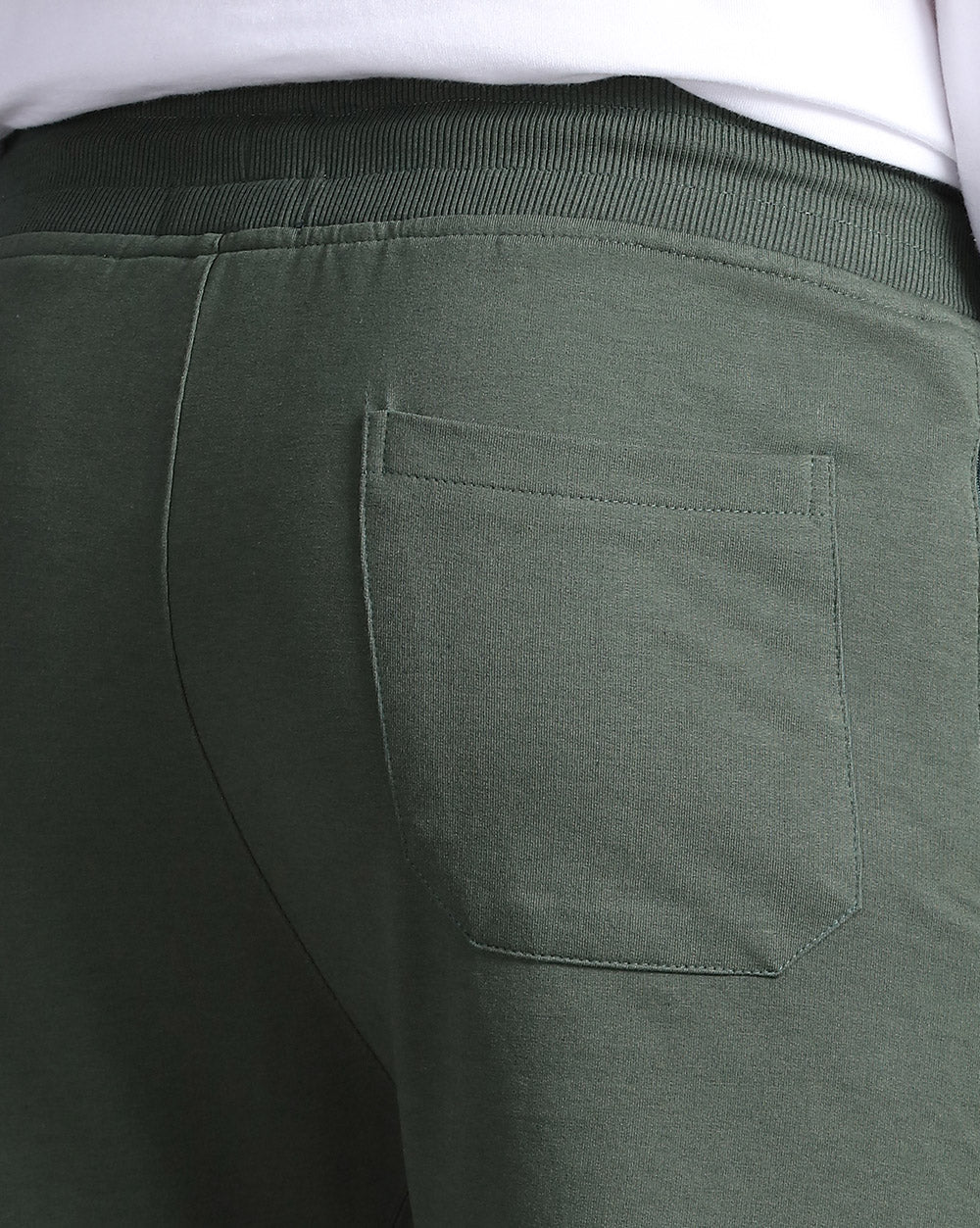 Olive Solid Active Pant