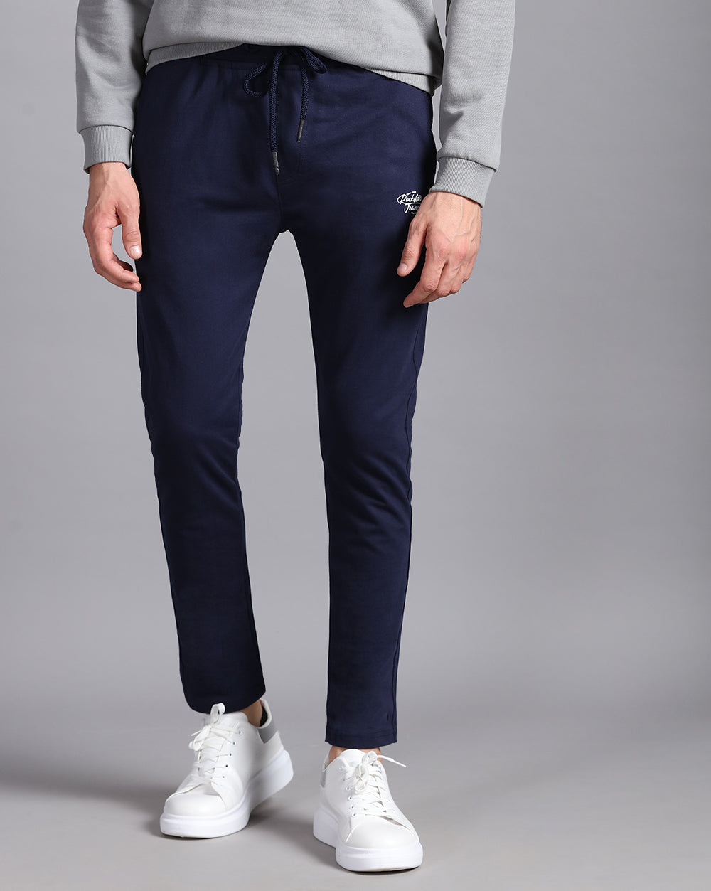 Navy Solid Active Pant