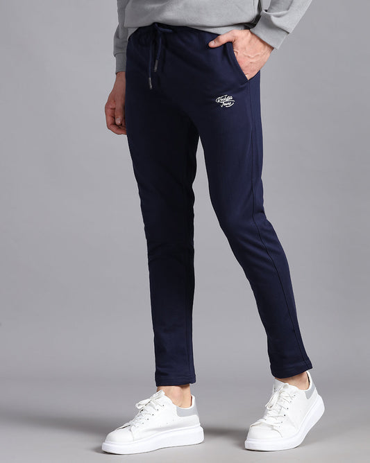 Navy Solid Active Pant