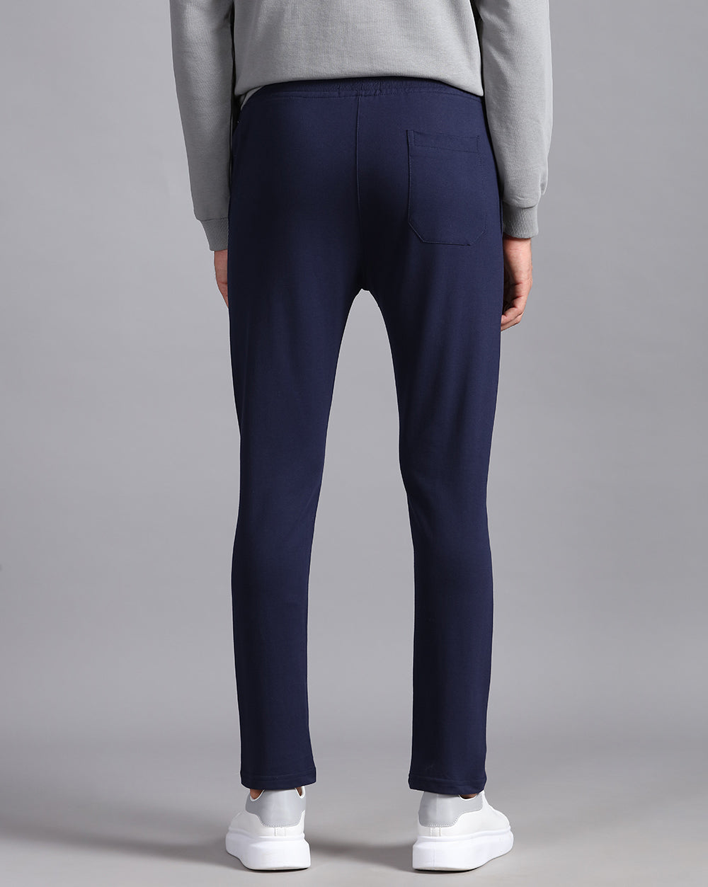 Navy Solid Active Pant