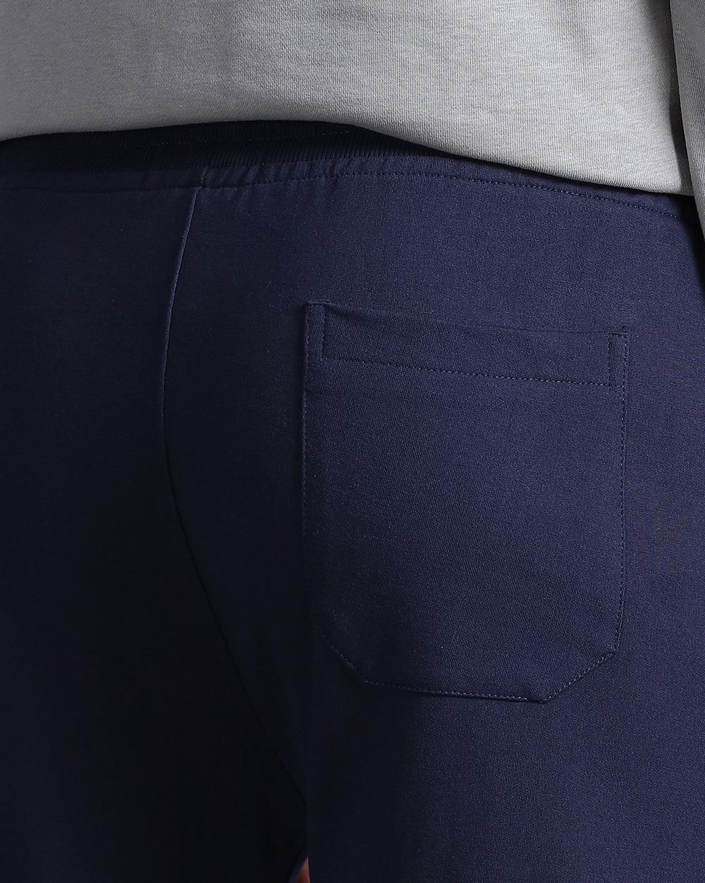 Navy Solid Active Pant