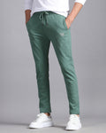 Green Solid Active Pant