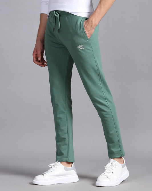 Green Solid Active Pant
