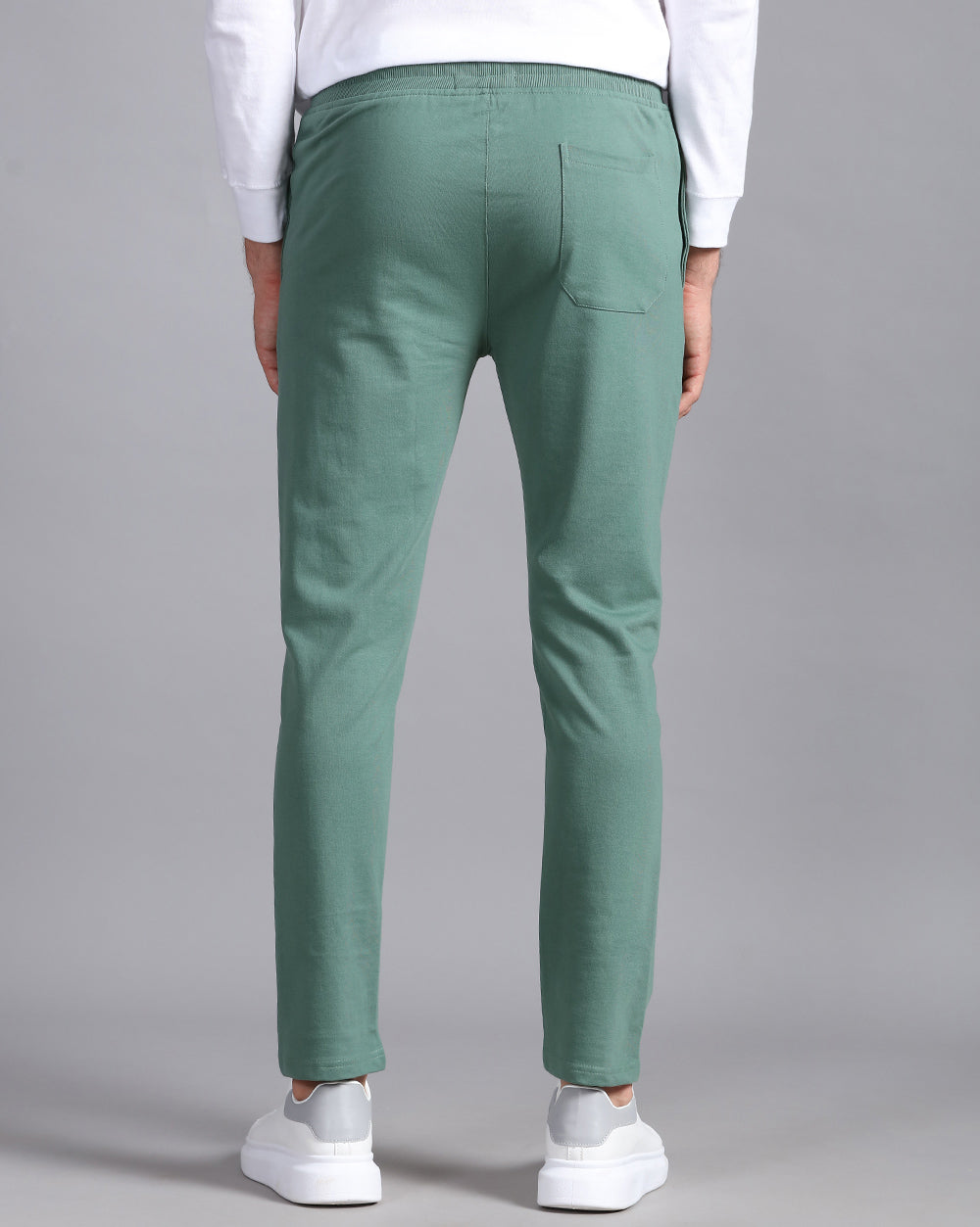 Green Solid Active Pant