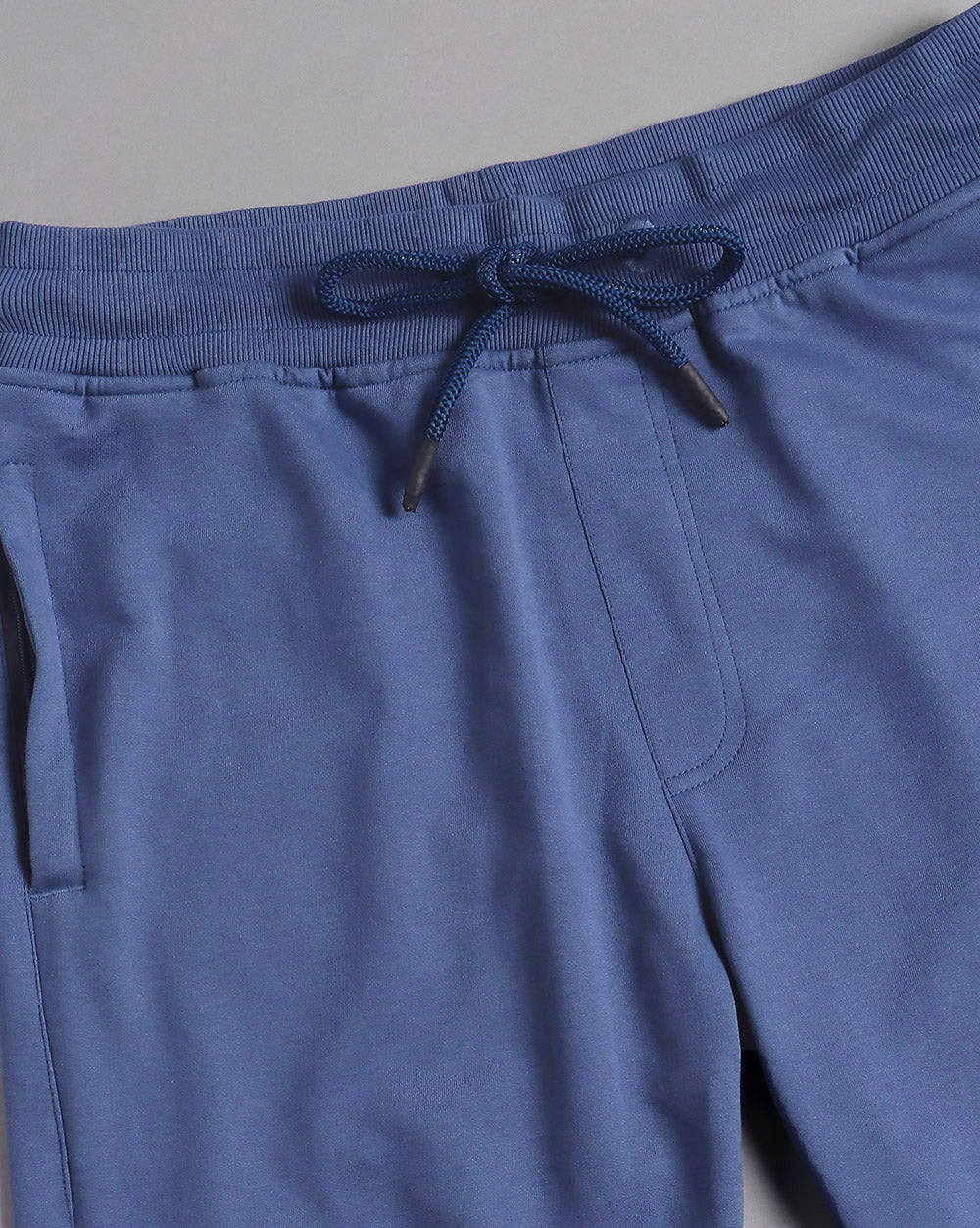 Blue Solid Active Pant