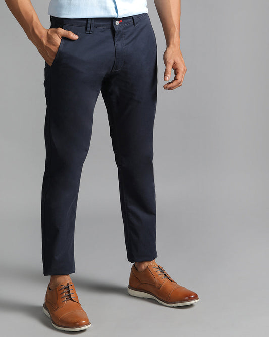 Gap Twill  Slim Fit Trouser-Navy