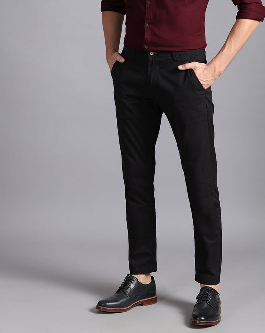 Gap Twill  Slim Fit Trouser-Black