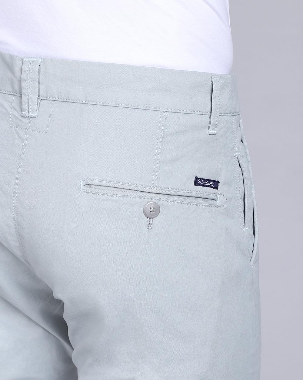 Ankle Fit Trouser-Grey