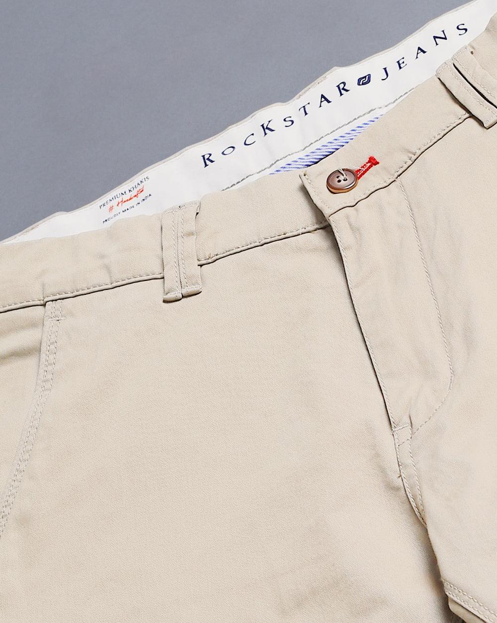 Ankle Fit Trouser-Light Khaki