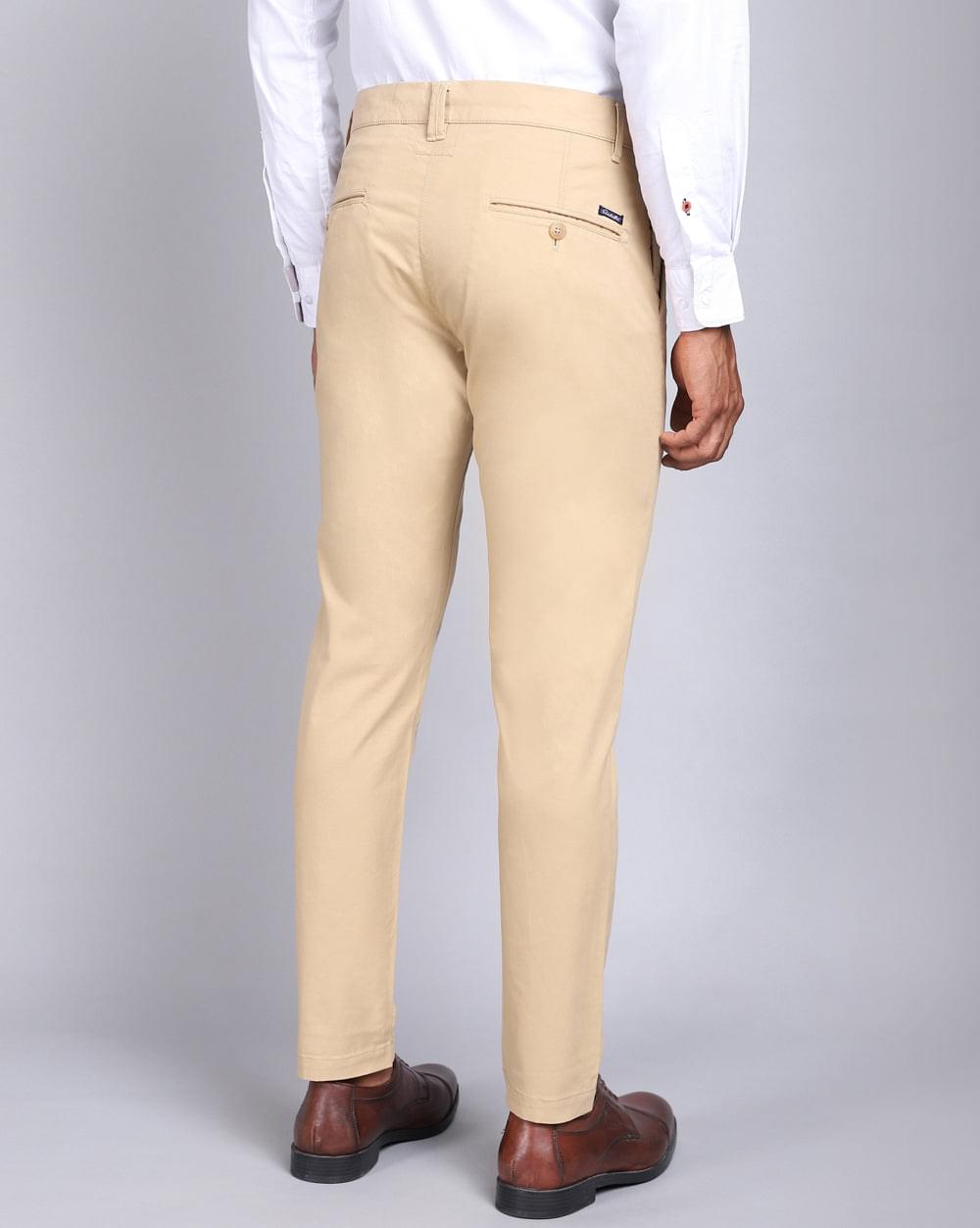 Ankle Fit Trouser-Khaki