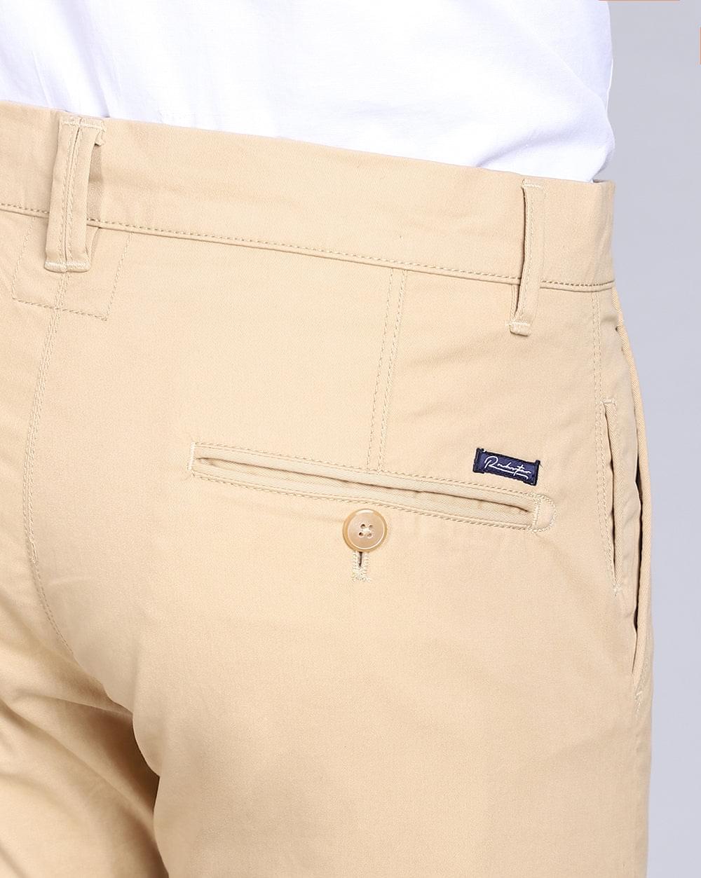 Ankle Fit Trouser-Khaki