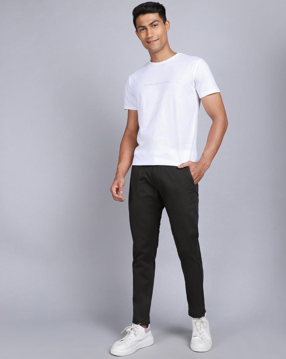Ankle Fit Trouser-Olive