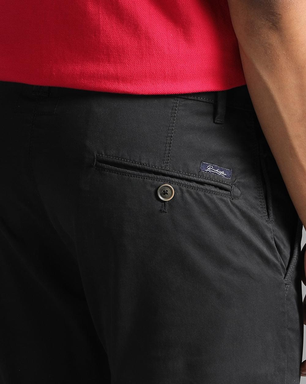 Ankle Fit Trouser-Black