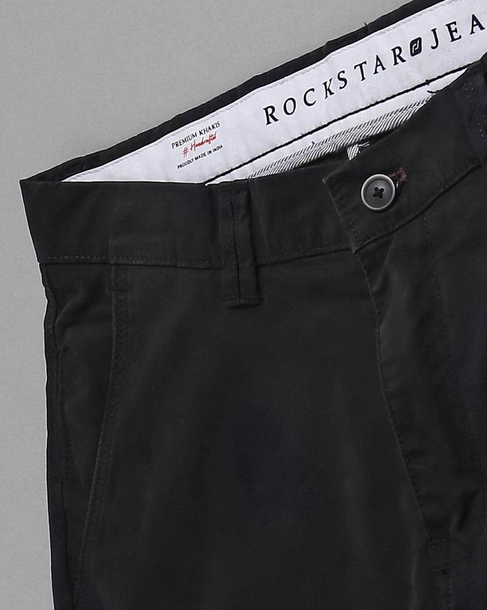 Ankle Fit Trouser-Black