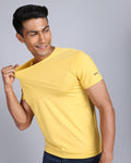 Crewneck Strech T-Shirt-Classic Yellow