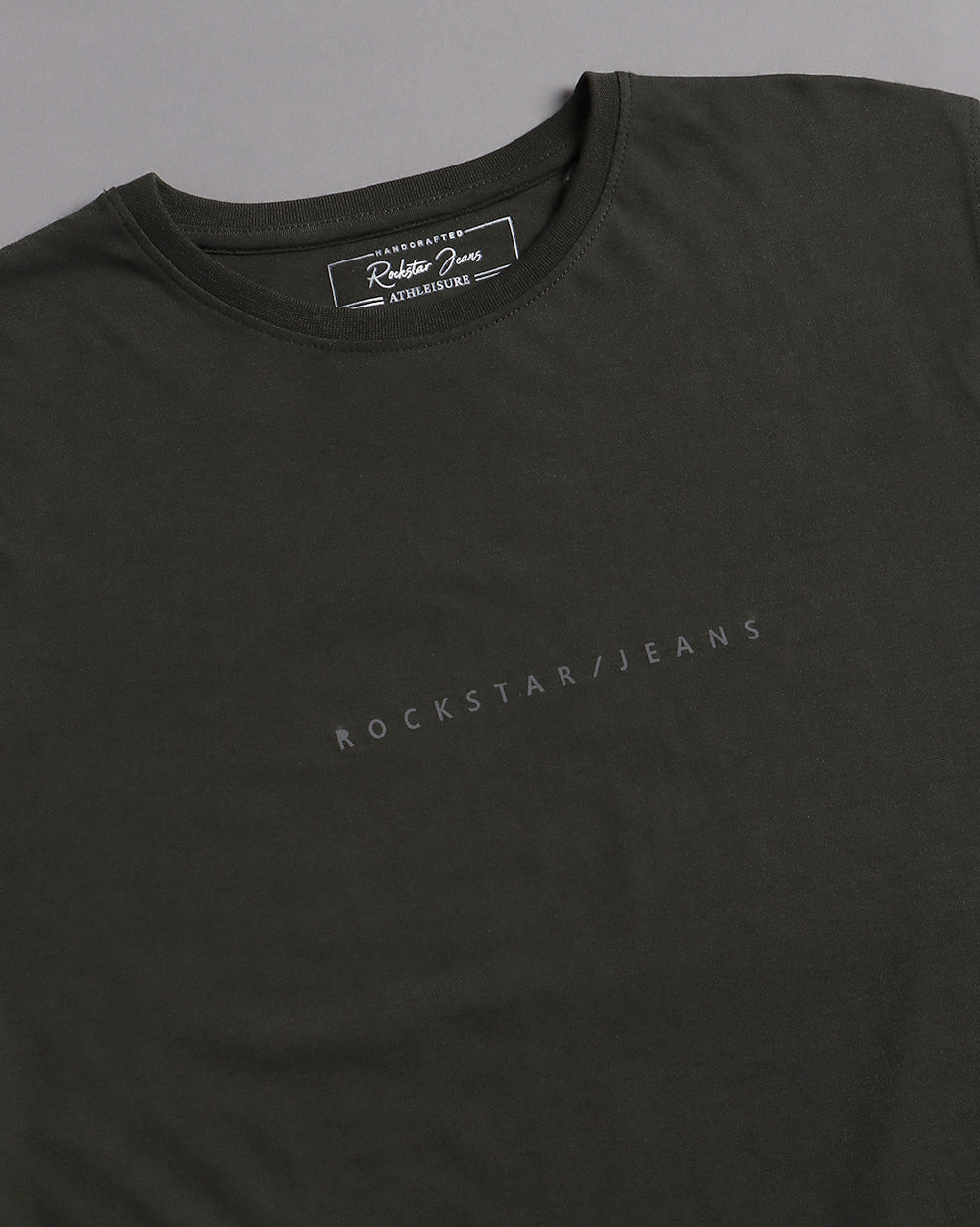 Crewneck Combo T-Shirt -Maroon,Grey