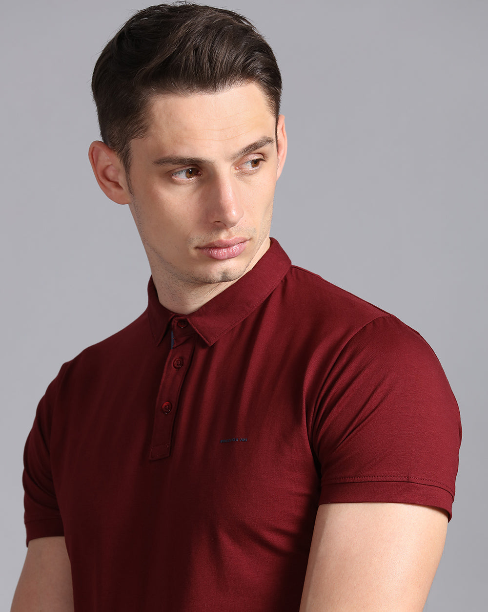 Slim Fit Strech Polo T-Shirt-Red