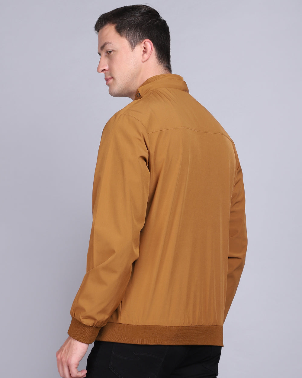 Solid Hooded Wind-Cheater-Copper