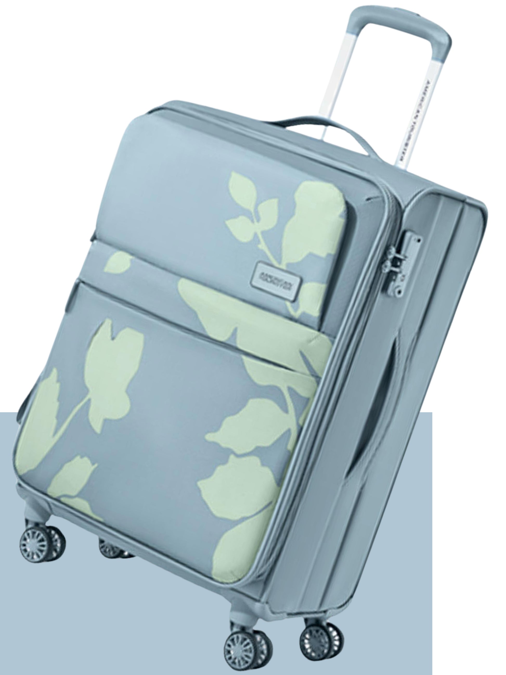 american tourister 26 inch 67 cm vision travel duffel bag Buy American Tourister BLOOM Soft Luggage Trolley Bags Grey