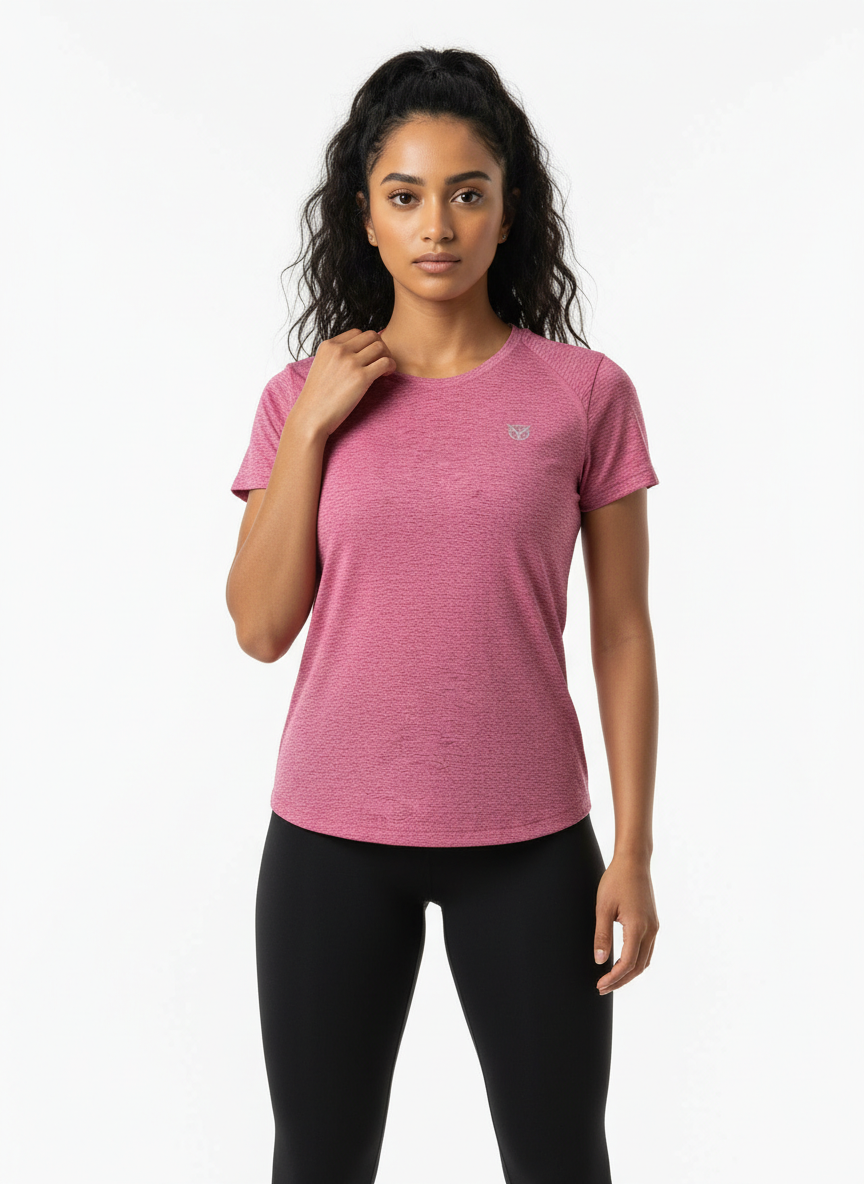 PowerMove Active Tee – Blush Pink