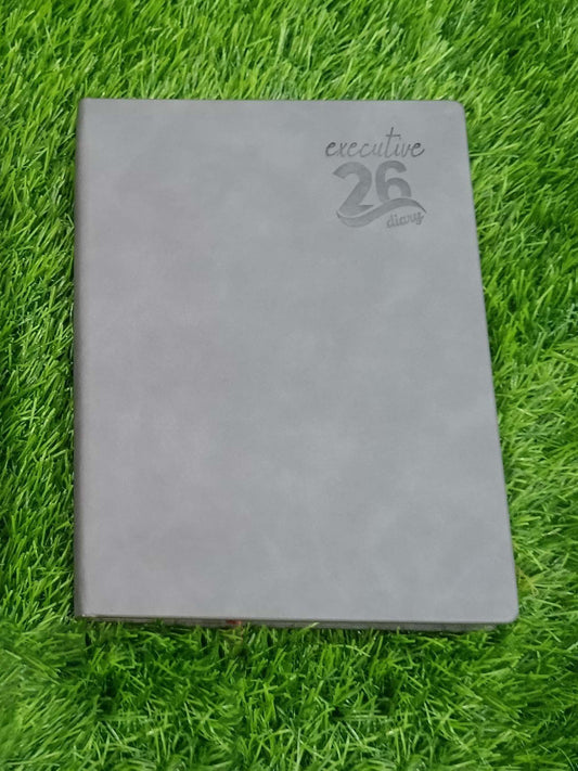 2026 Simple Grey Colour Planner Diary