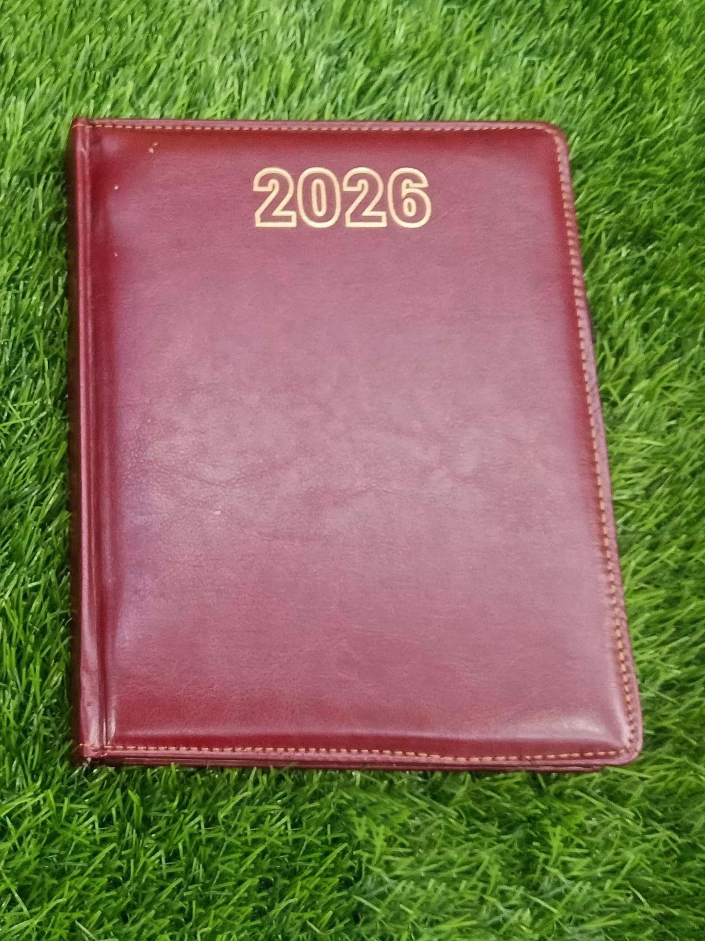 2026 Premium Leather Office Diary