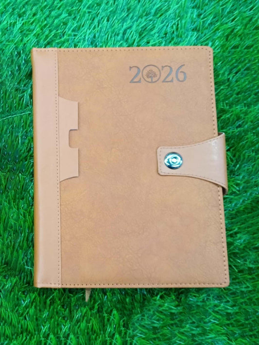 2026 New Year Leather Diary With Closure