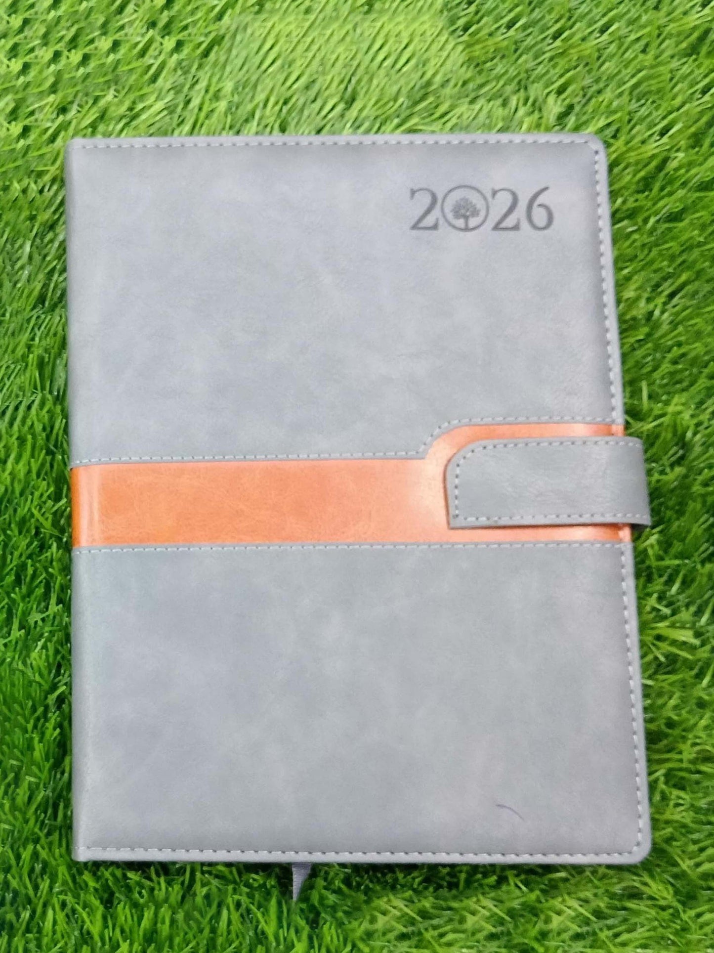 2026 Leather Compact Diary With Closure