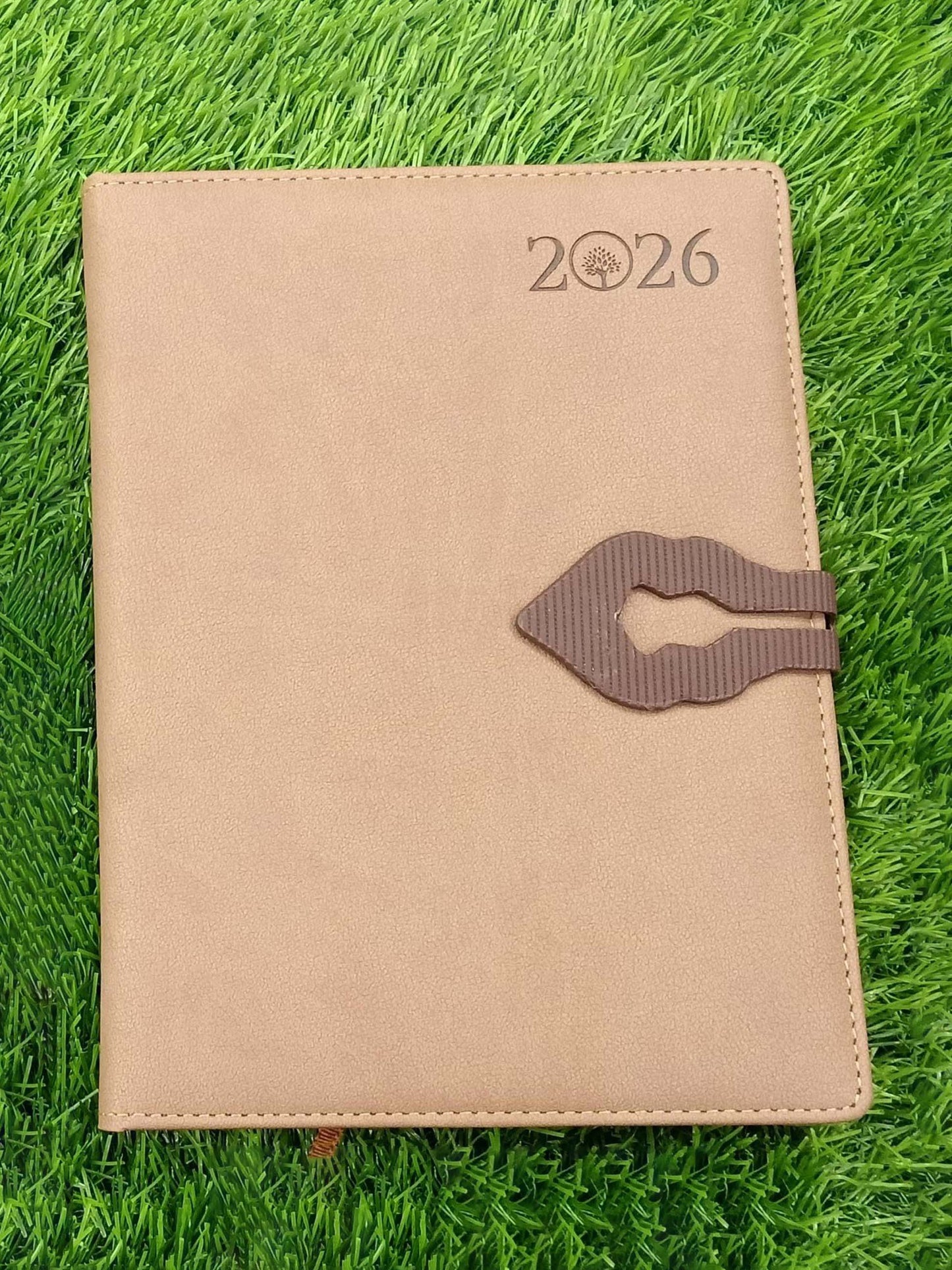 2026 Premium Leather Diary With Closure