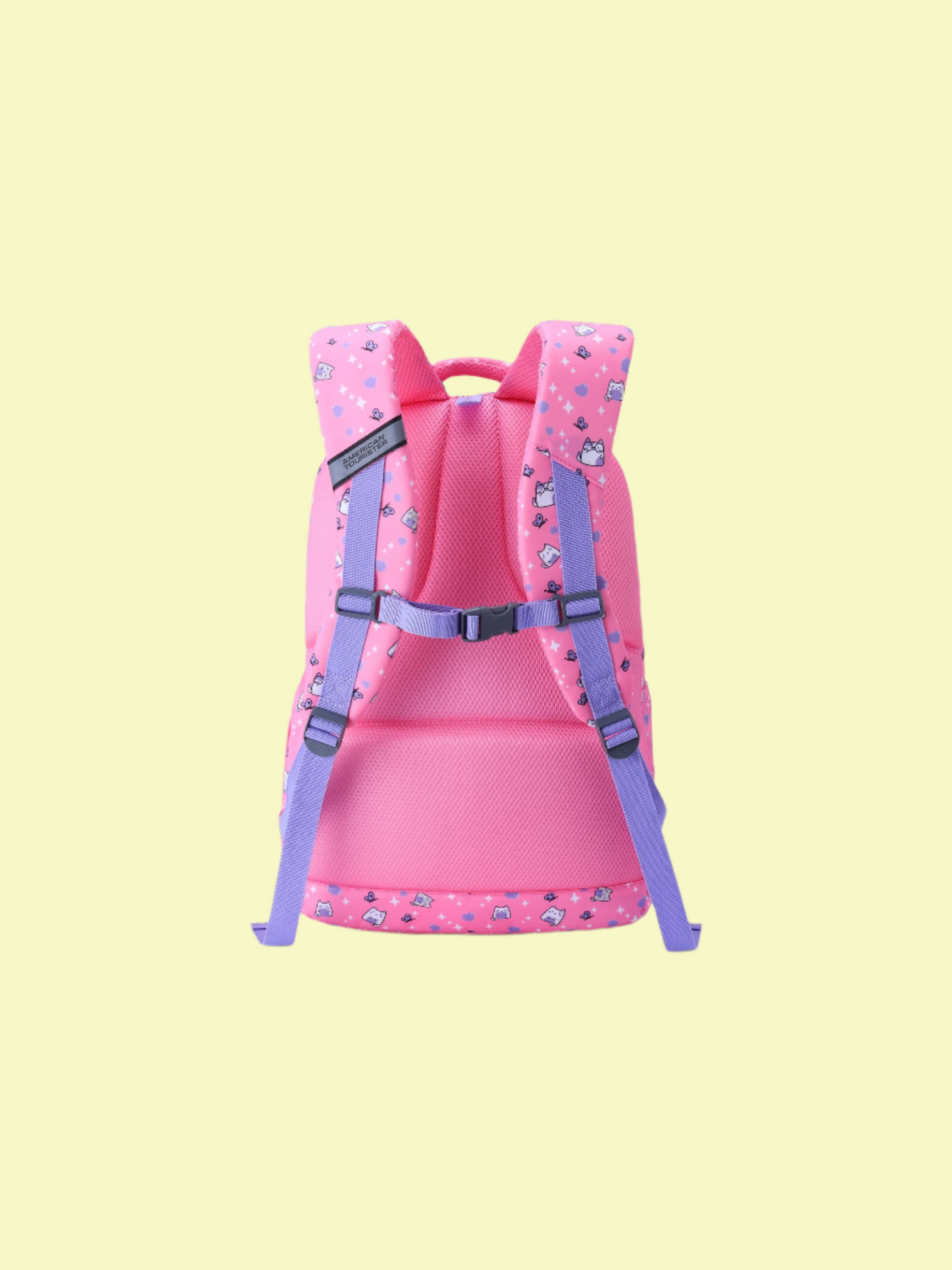 American Tourister Pink Waterproof Backpack for Women