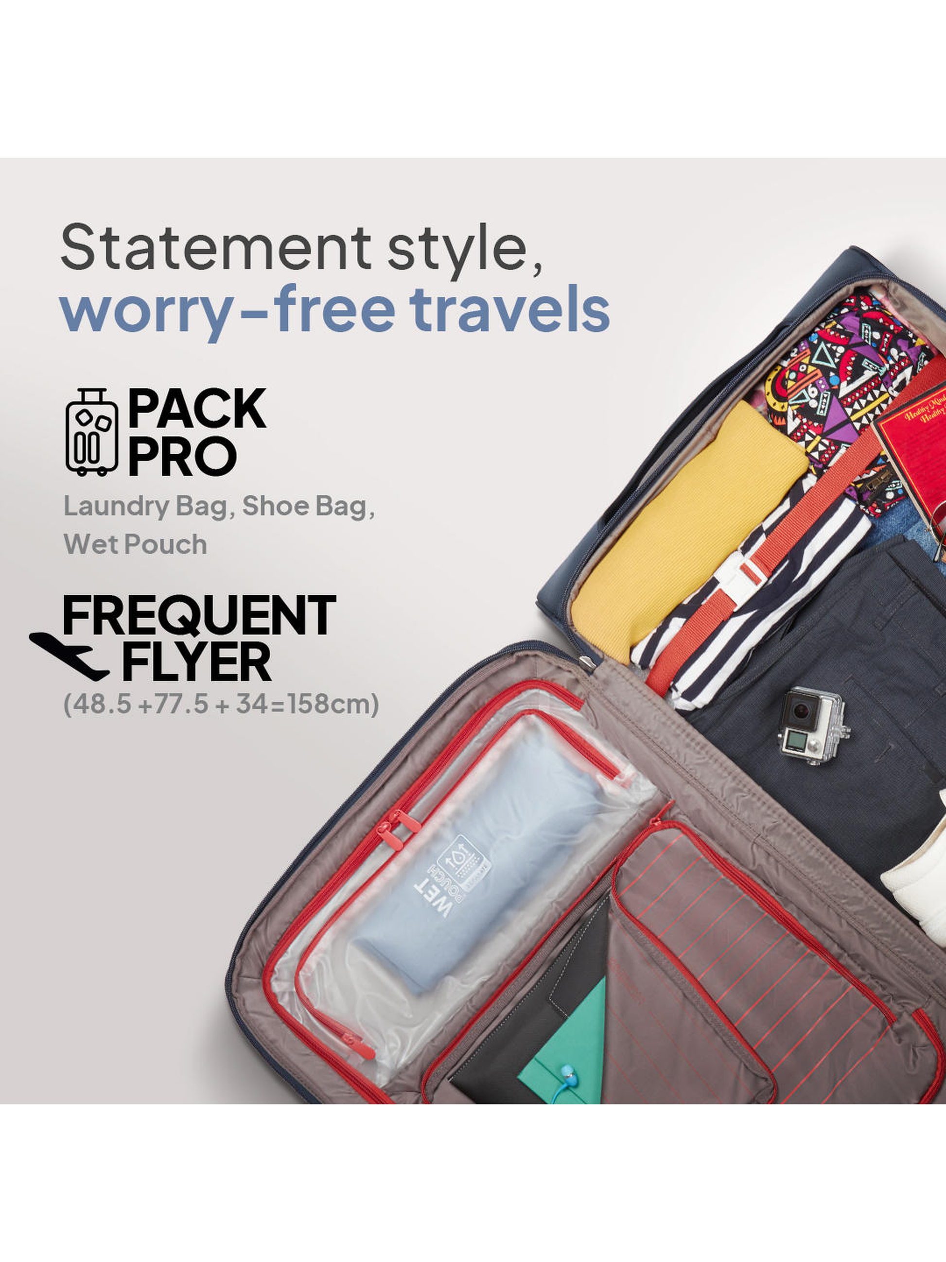 Best Trolley Bags American Tourister FORNAX SP USB EN-BLU