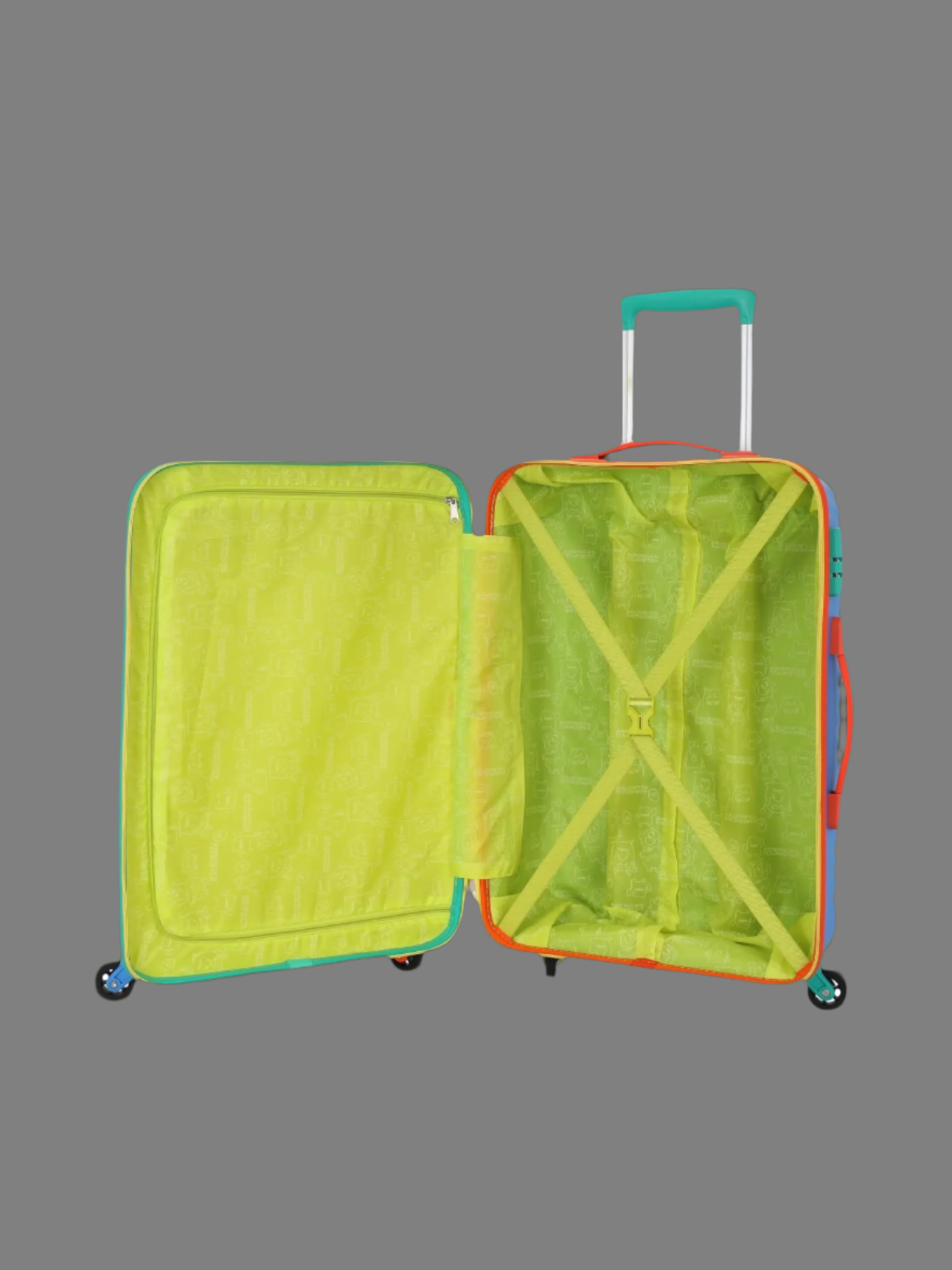 American Tourister SPLASH Hard Trolley-Multicolour