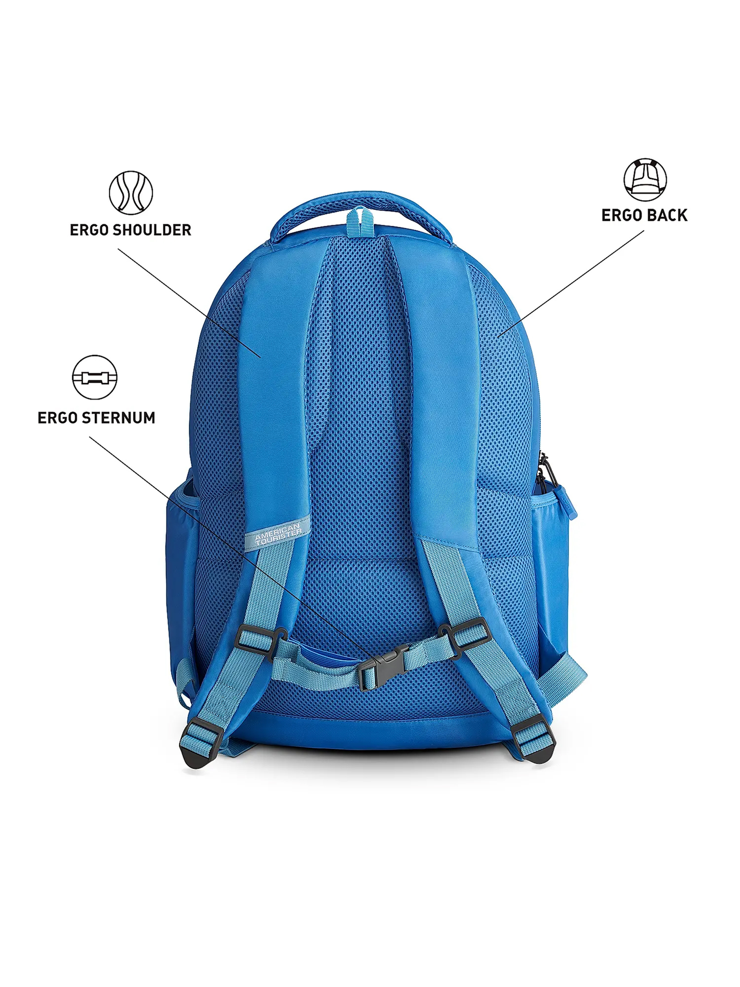 American Tourister Blue Cute Backpacks for Women