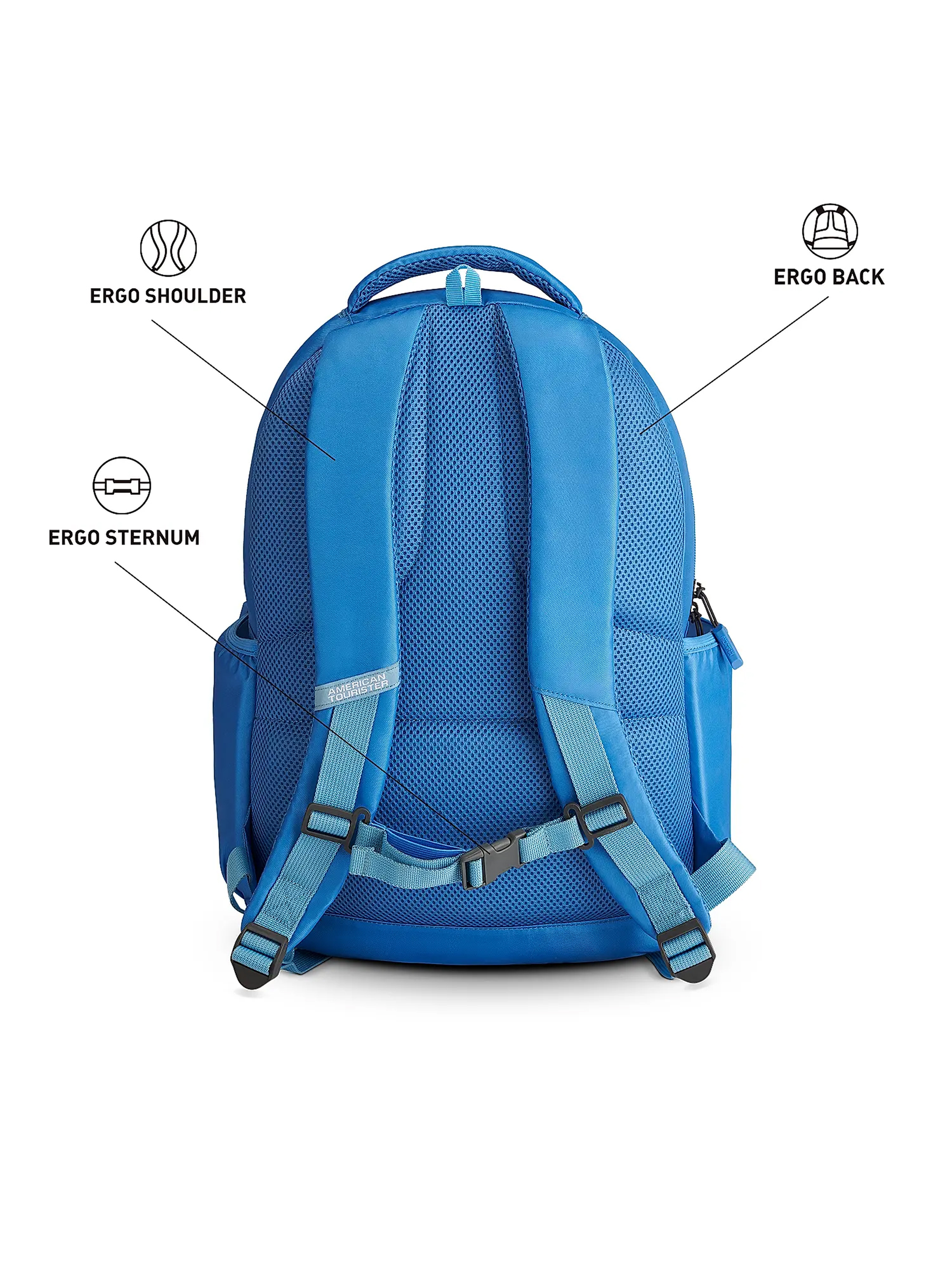 American Tourister Blue Cute Backpacks for Women