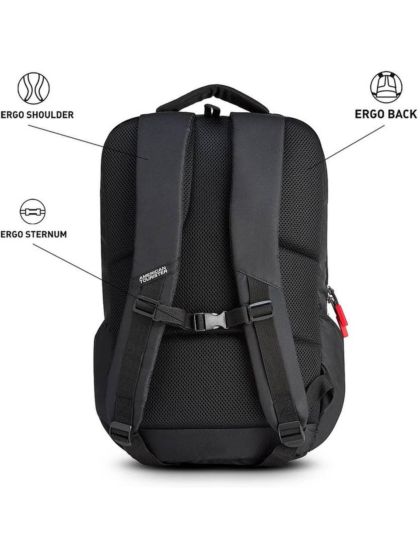 Best Laptop Backpack Black American Tourister SEST 2.0
