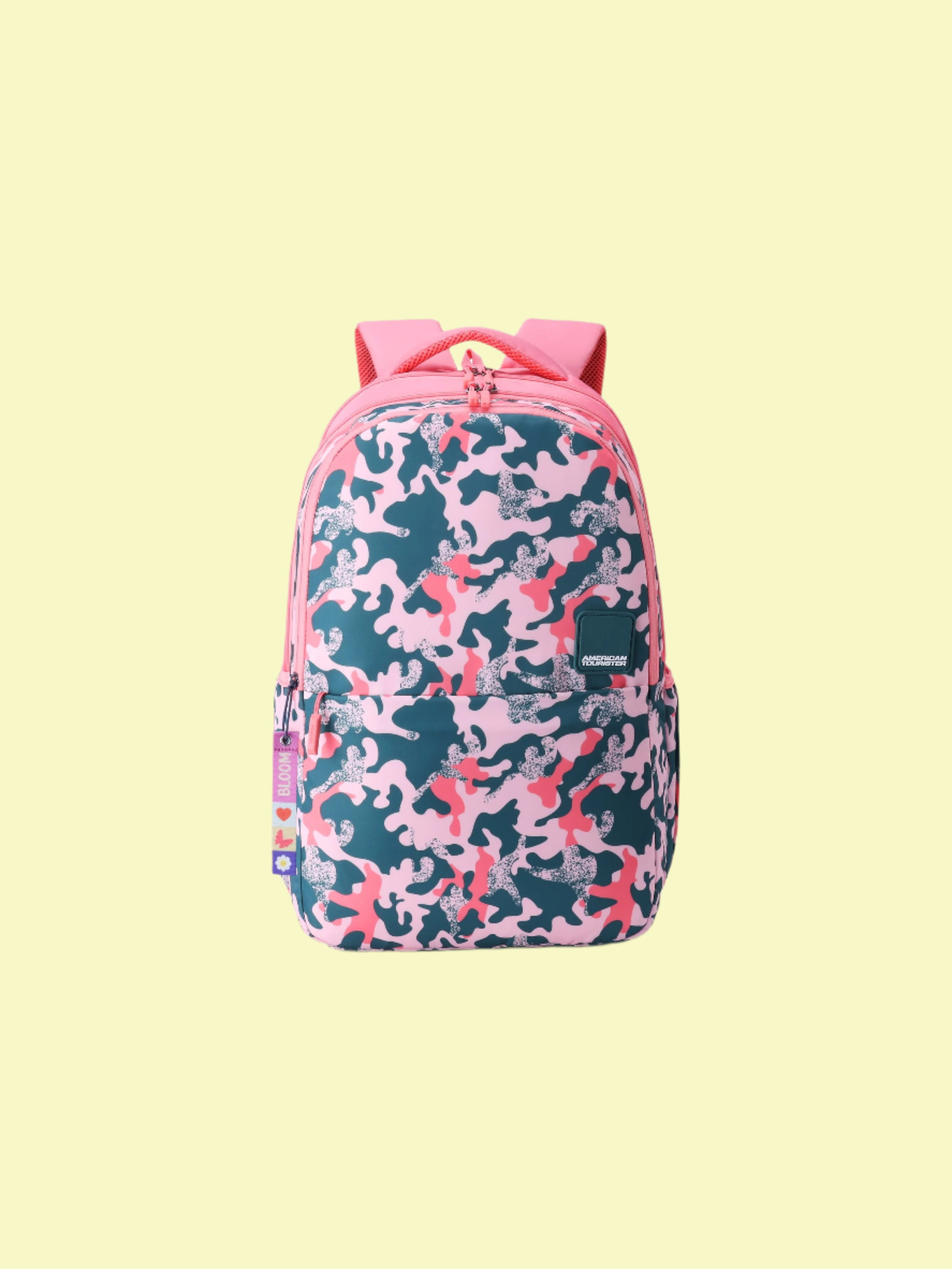 American Tourister Back Packs for Women-Coral Color