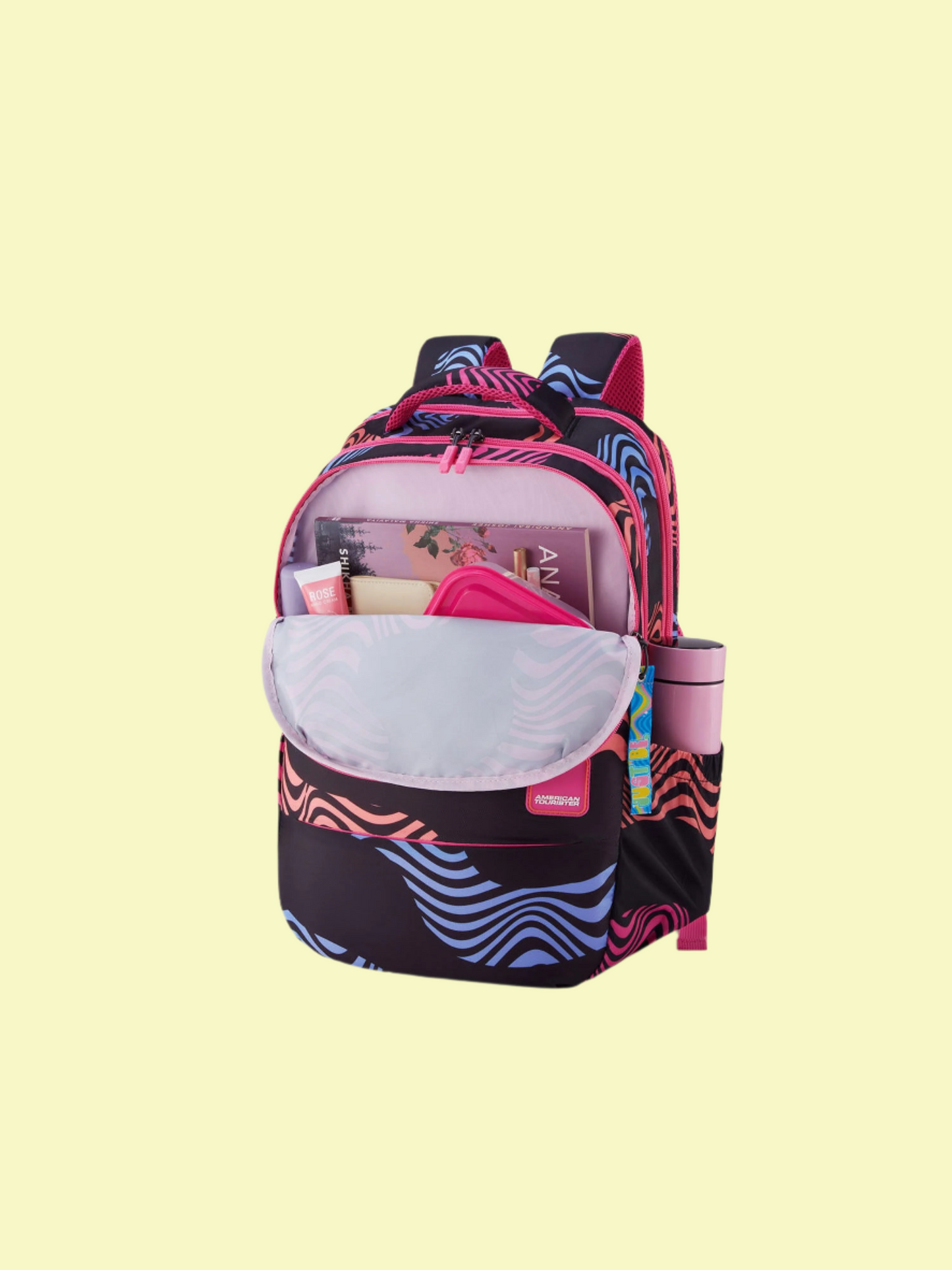 Women's Printed Backpack American Tourister MIA Black