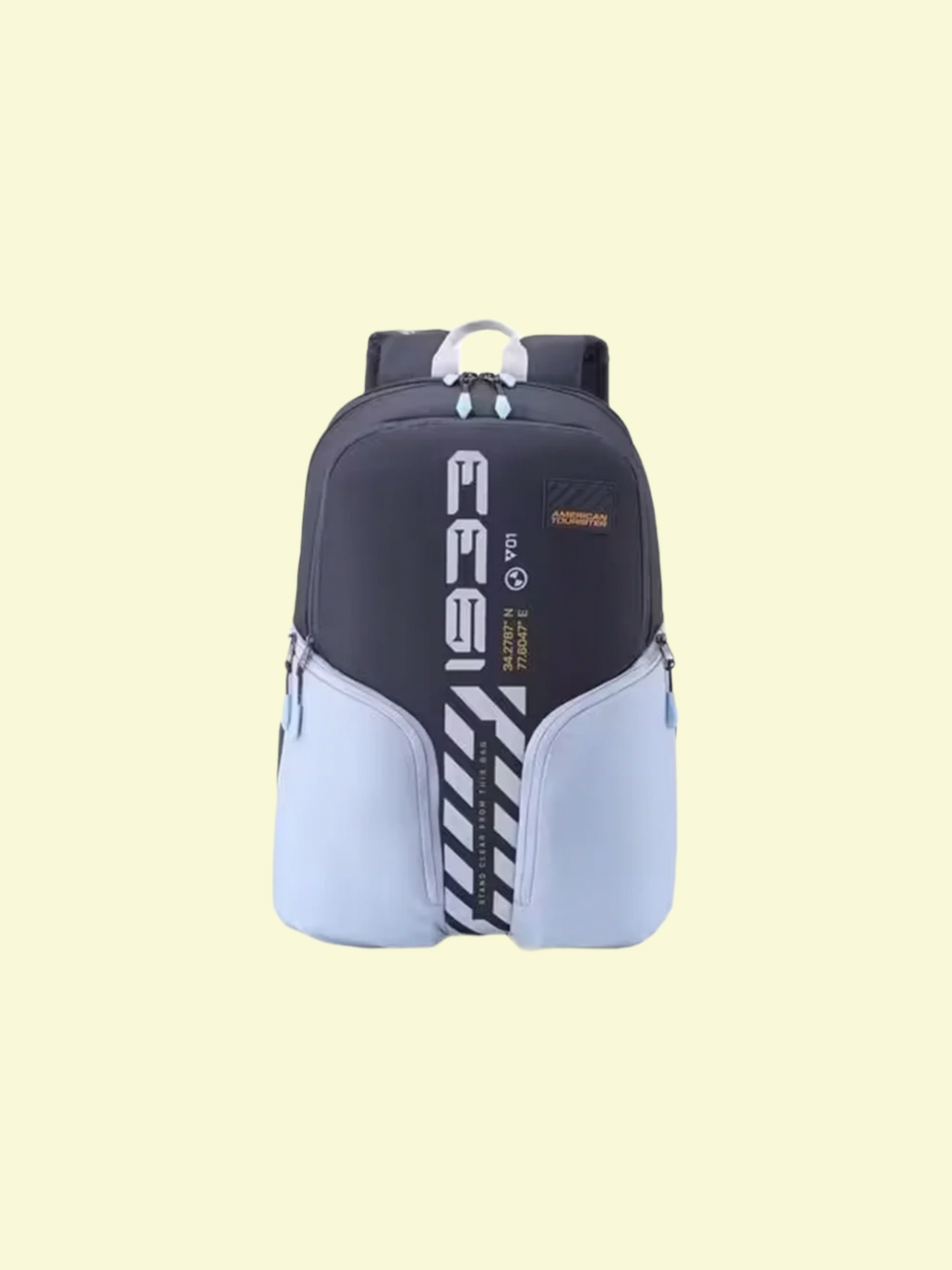 Comfortable Padded Backpack Grey American Tourister