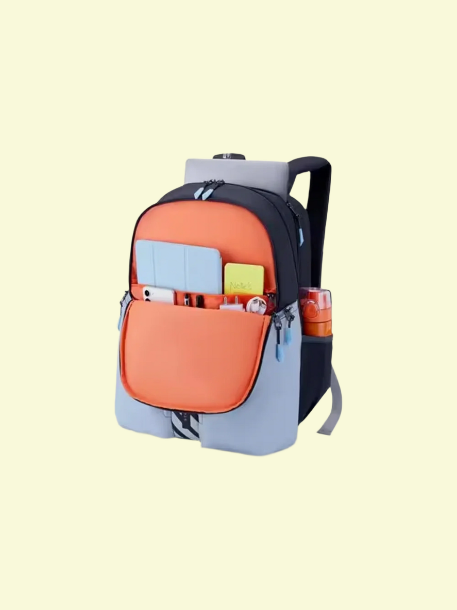 Comfortable Padded Backpack Grey American Tourister